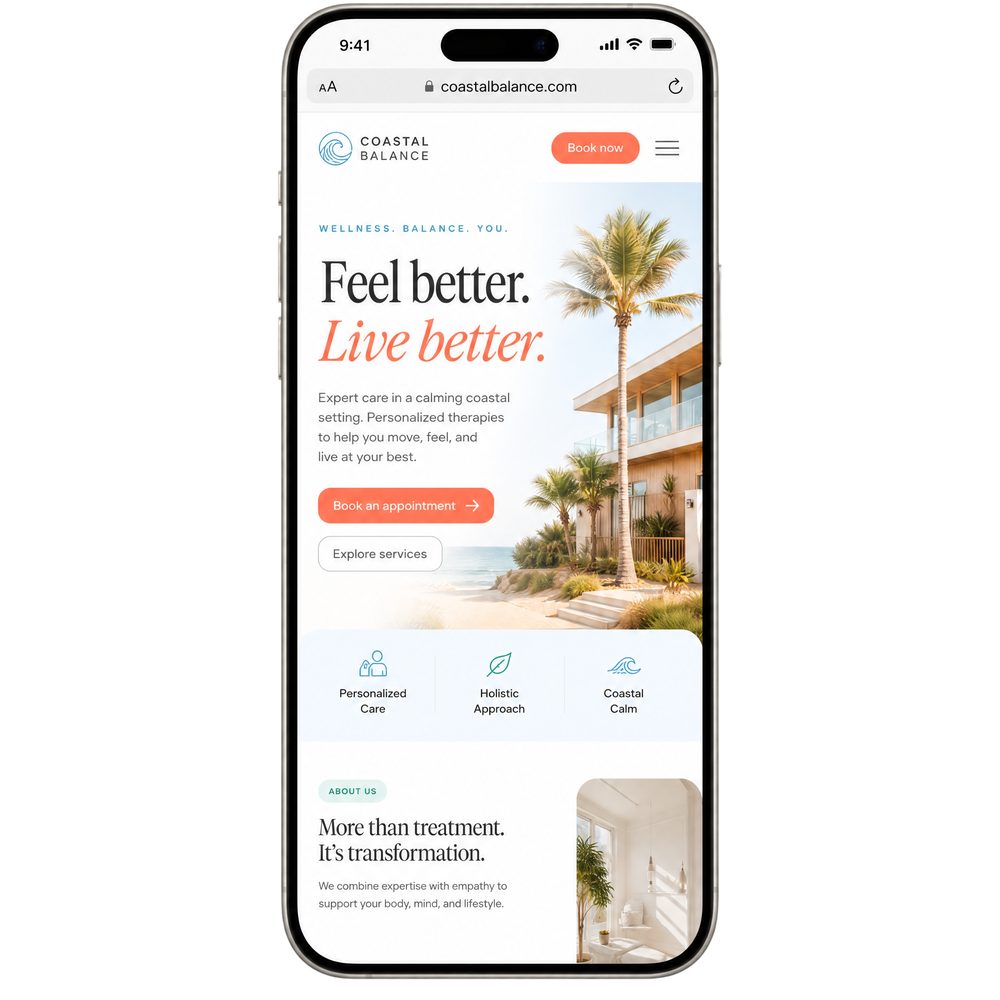 Site sur mesure pour artisan réalisé par Arial Studio à Ajaccio