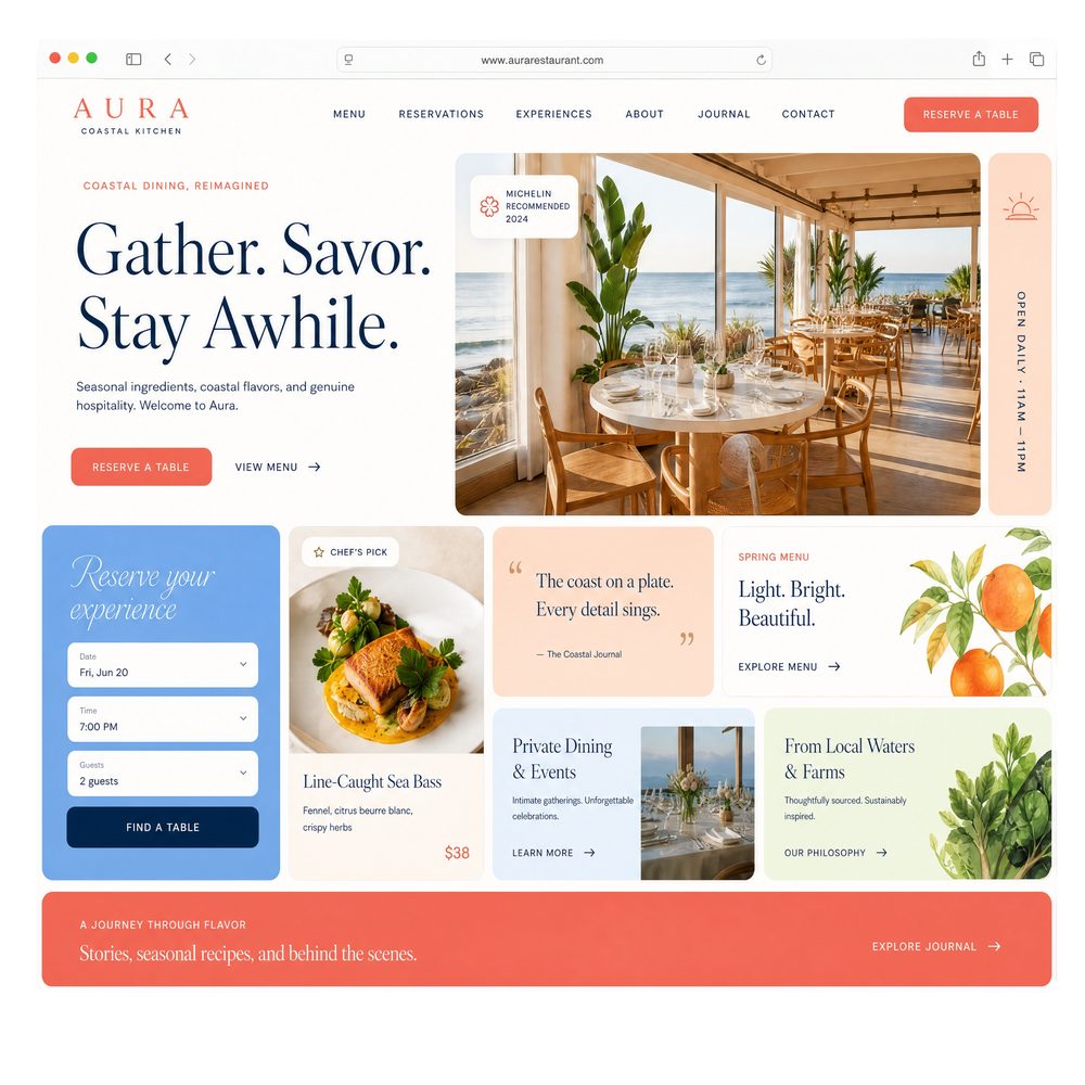 Landing page de conversion créée par Arial Studio, studio web Corse